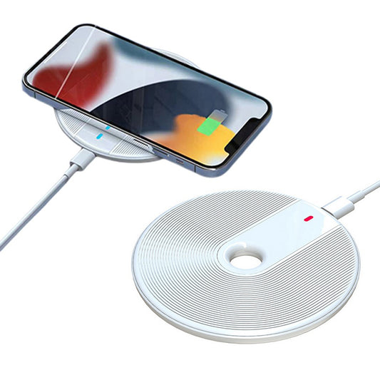 15W Universal Fast Charging Wireless Charger White