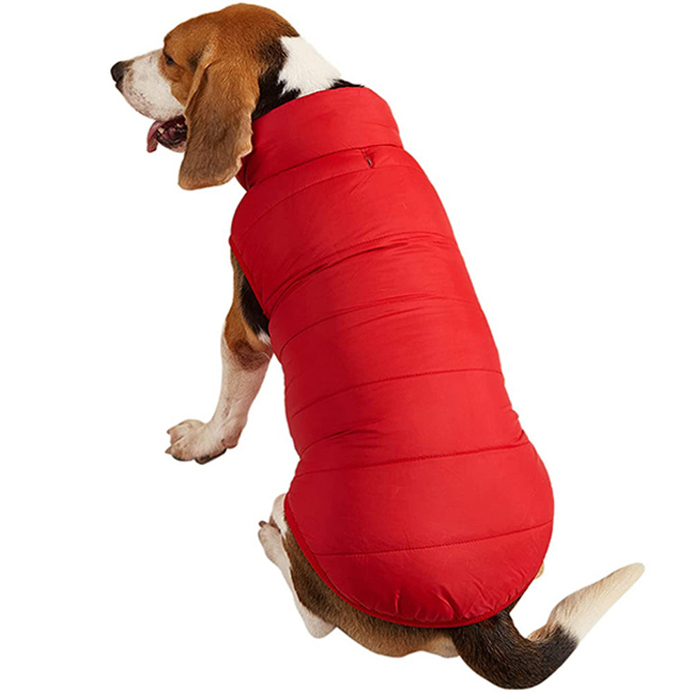 Pet Winter Clothes Dog Jacket Pet Winter Coat Red M