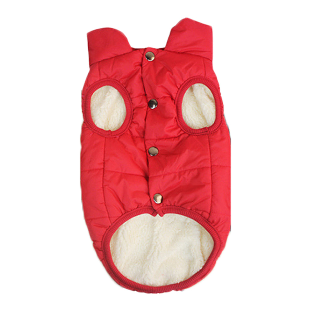 Pet Winter Clothes Dog Jacket Pet Winter Coat Red M