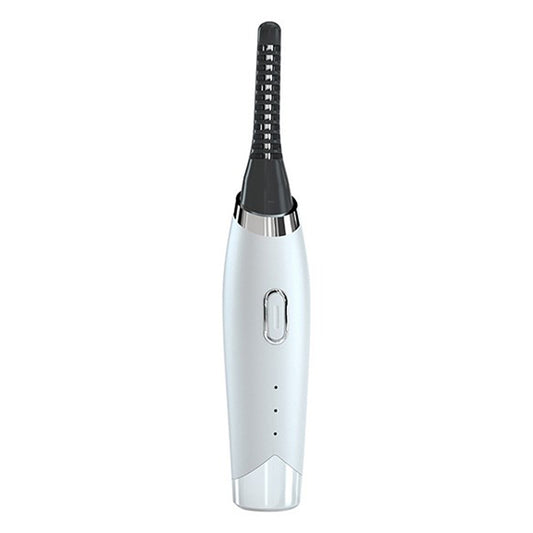Electric Eyelash Curler Temperature Controlled Makeup Eyelash Curler Tool White