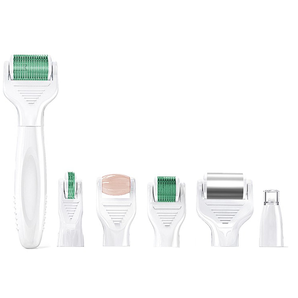 6Pcs Derma Roller Face Facial Skin Care Tool White