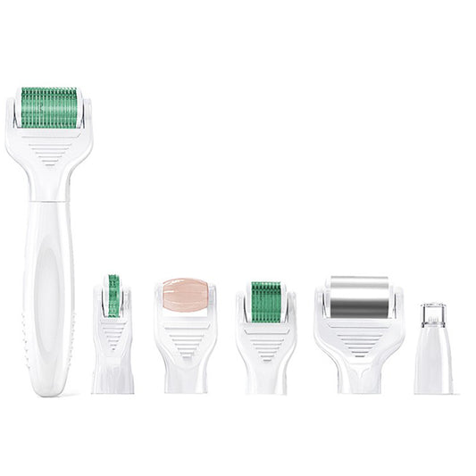 6Pcs Derma Roller Face Facial Skin Care Tool White