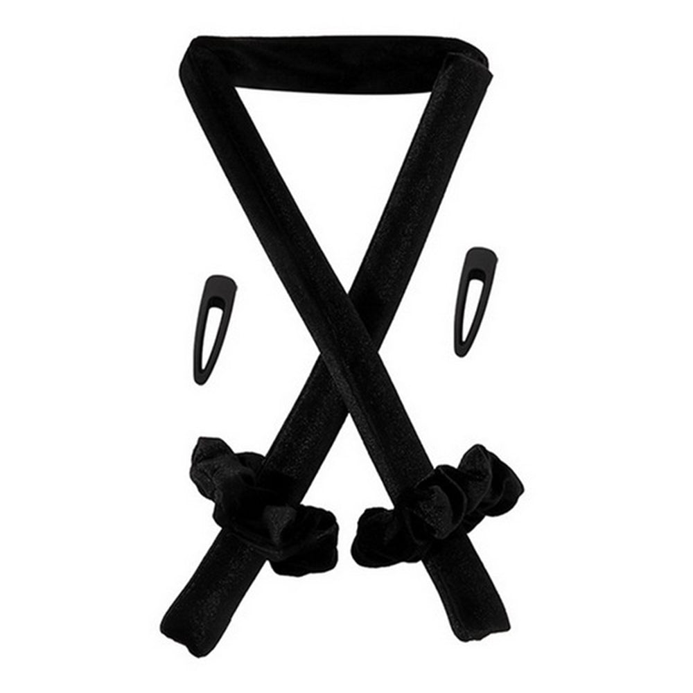 Lazy Heatless Hair Curler Hair Roller Black