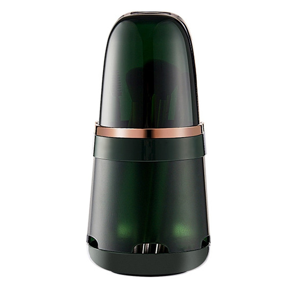 2 In 1 Makeup Brush Storage Bucket Drying Rack Green