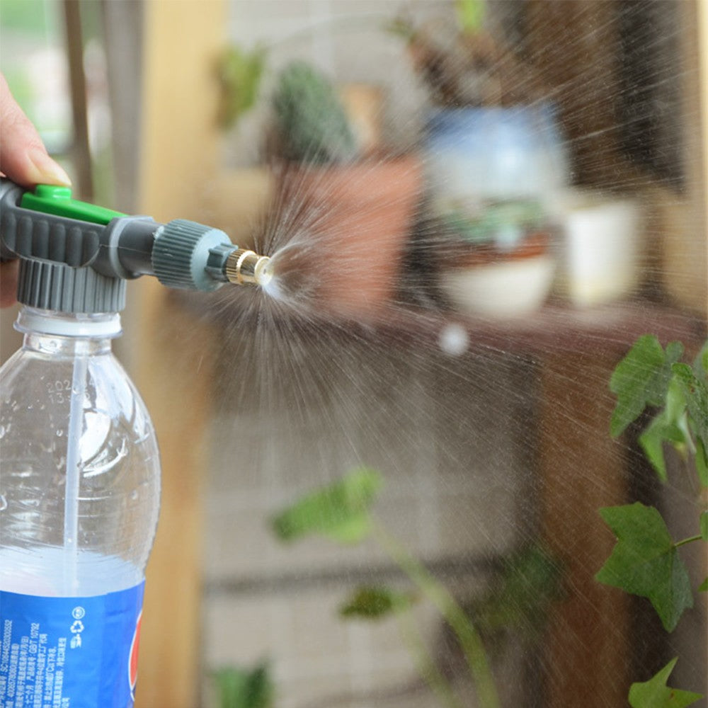 2 X High Pressure Air Pump Sprayer Adjustable Spray Bottle Nozzle Garden Irrigation Watering Tool