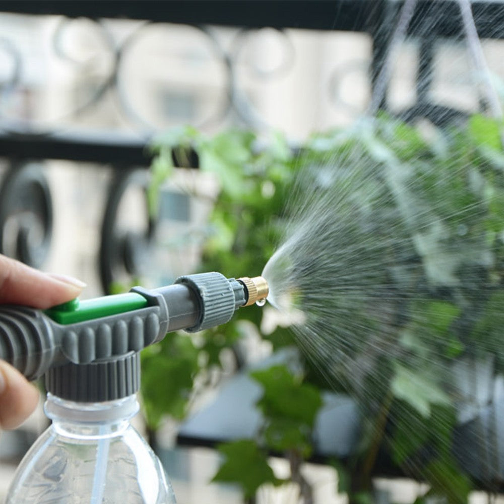 2 X High Pressure Air Pump Sprayer Adjustable Spray Bottle Nozzle Garden Irrigation Watering Tool