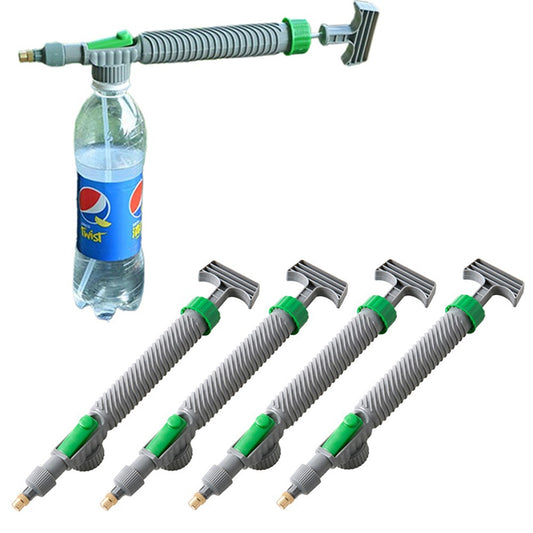 4 X High Pressure Air Pump Sprayer Adjustable Spray Bottle Nozzle Garden Irrigation Watering Tool