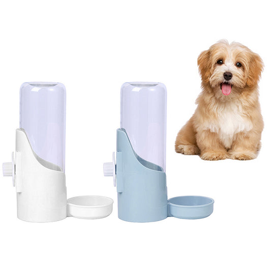 2Pcs Hanging Pet Automatic Waterer White and Light Blue