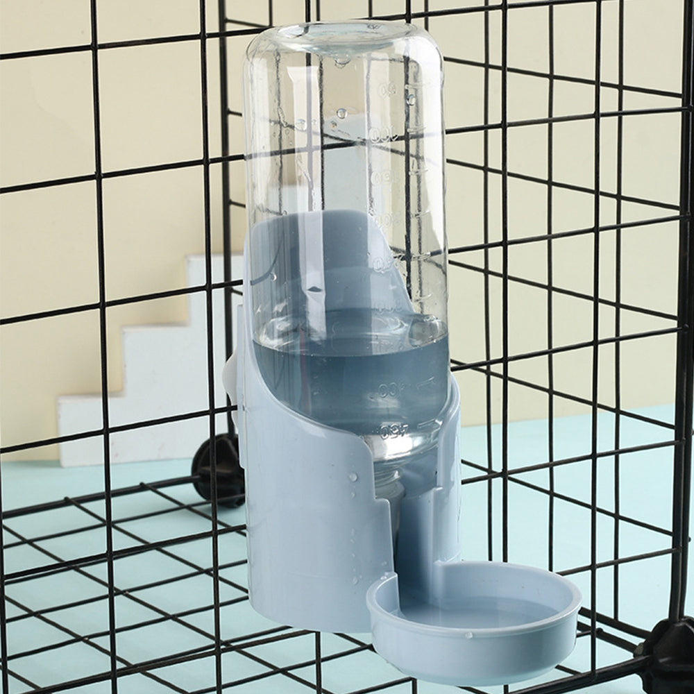 2Pcs Hanging Pet Automatic Waterer White and Light Blue