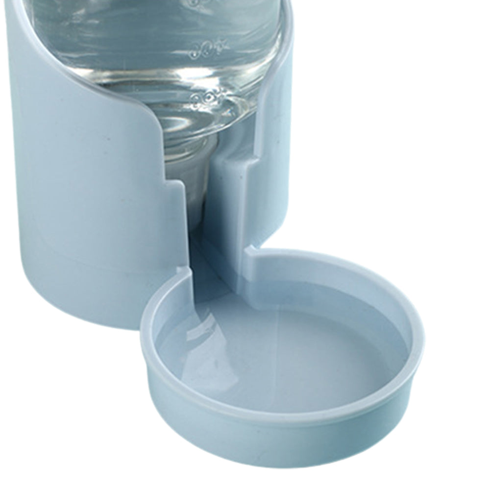 2Pcs Hanging Pet Automatic Waterer White and Light Blue