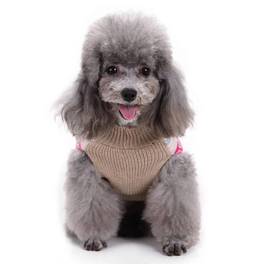 2 X Pet Knitted Sweater Blue and Pink 2XL Size