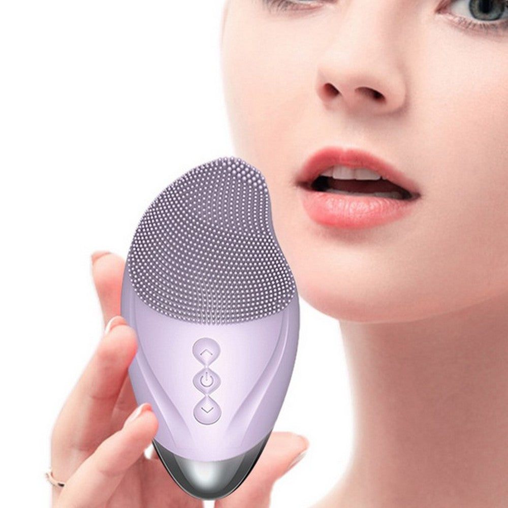 Electric Facial Cleansing Brush Purple