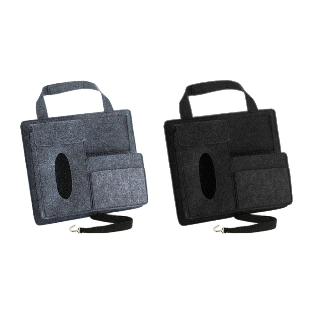 2 X Multi Pocket Car Seat Back Organizer Storage Bag