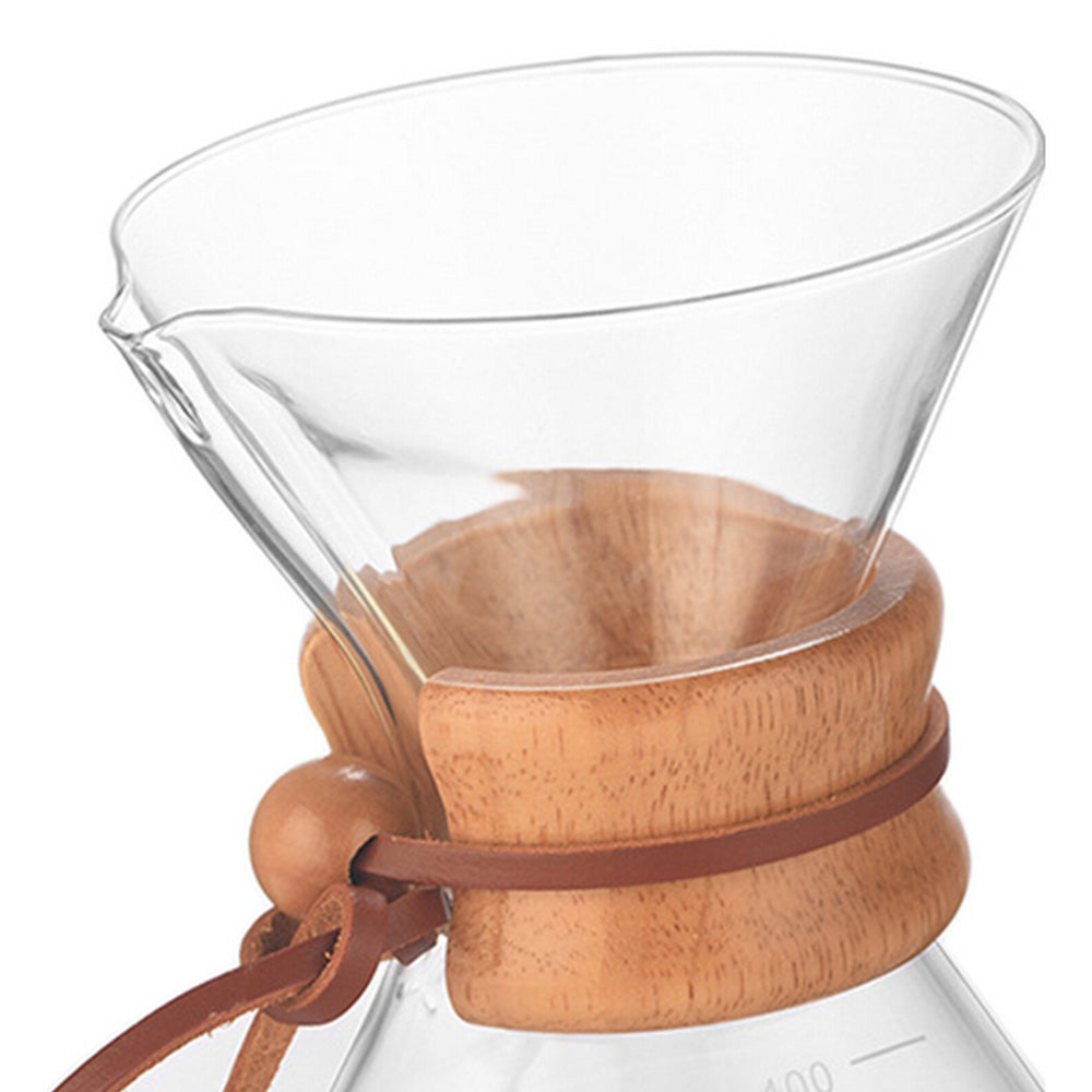400ml Coffee Maker Glass Pour Over Coffee Maker with Drip Filter