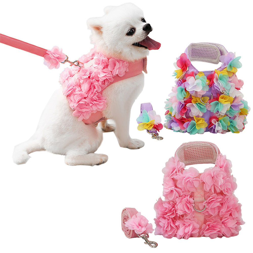 2X Pet Dog Harness with Leash Set Medium