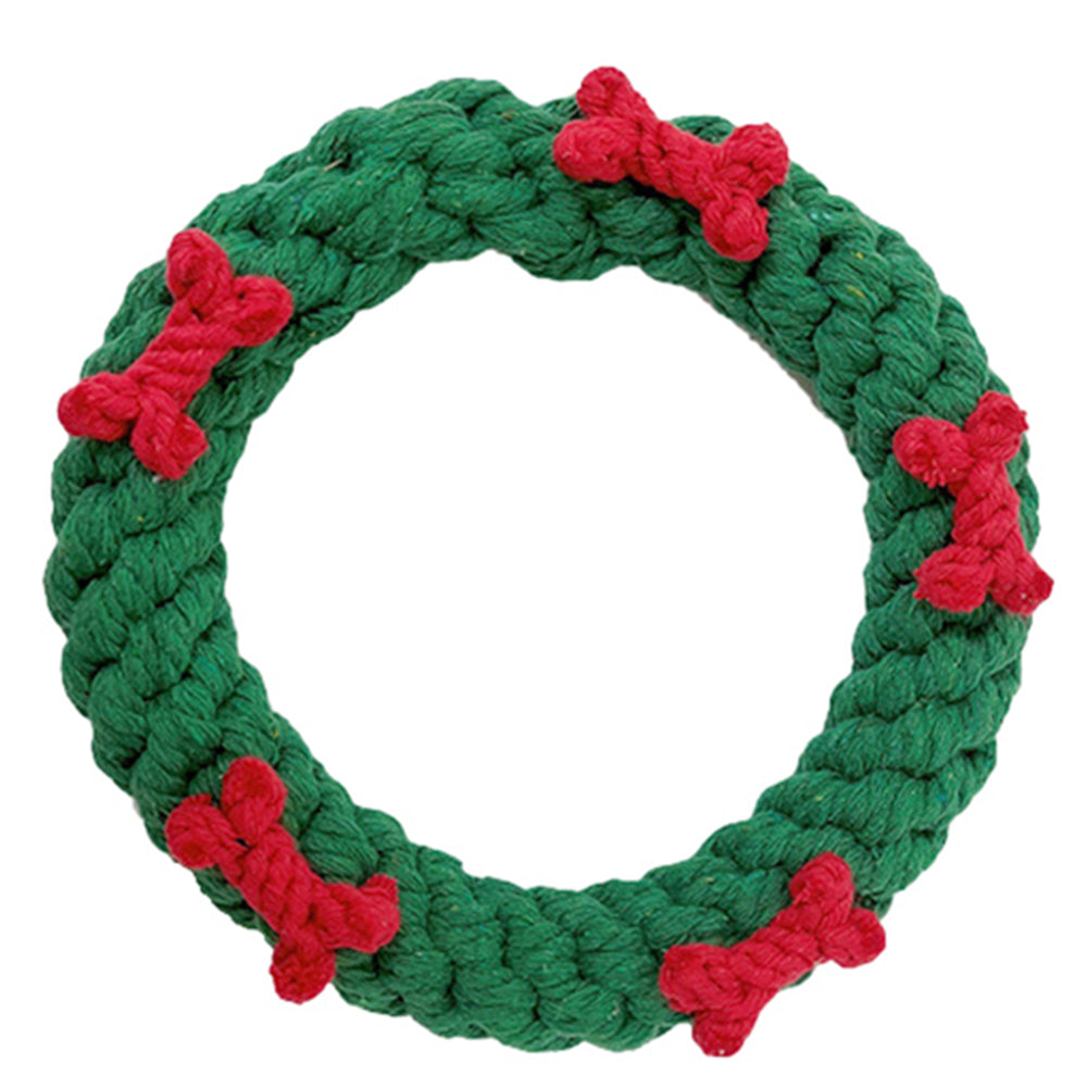 Set of 5Pcs Christmas Style Pet Dog Chew Toys