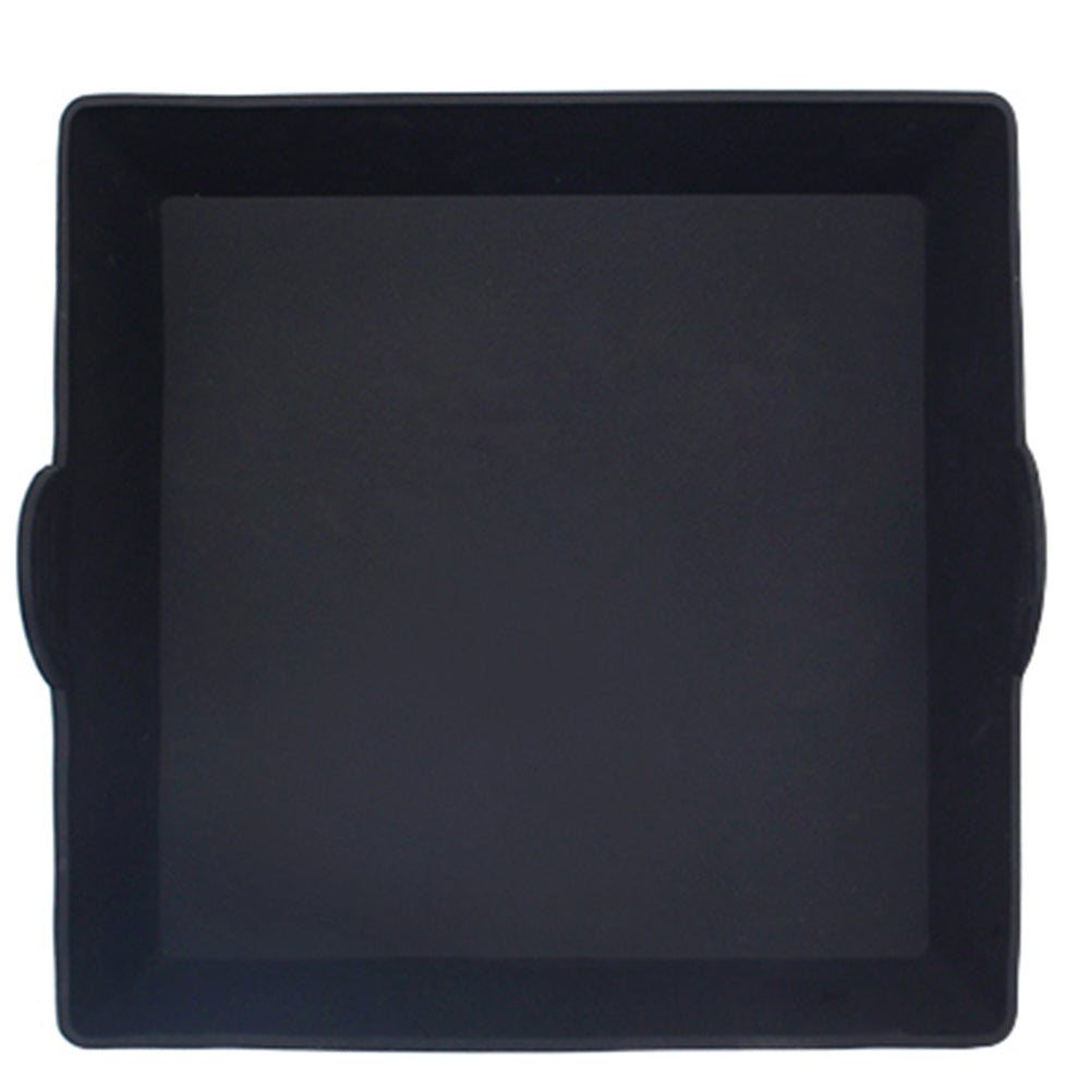 2Pcs Square Nonstick Silicone Sheet Pan Dividers Black