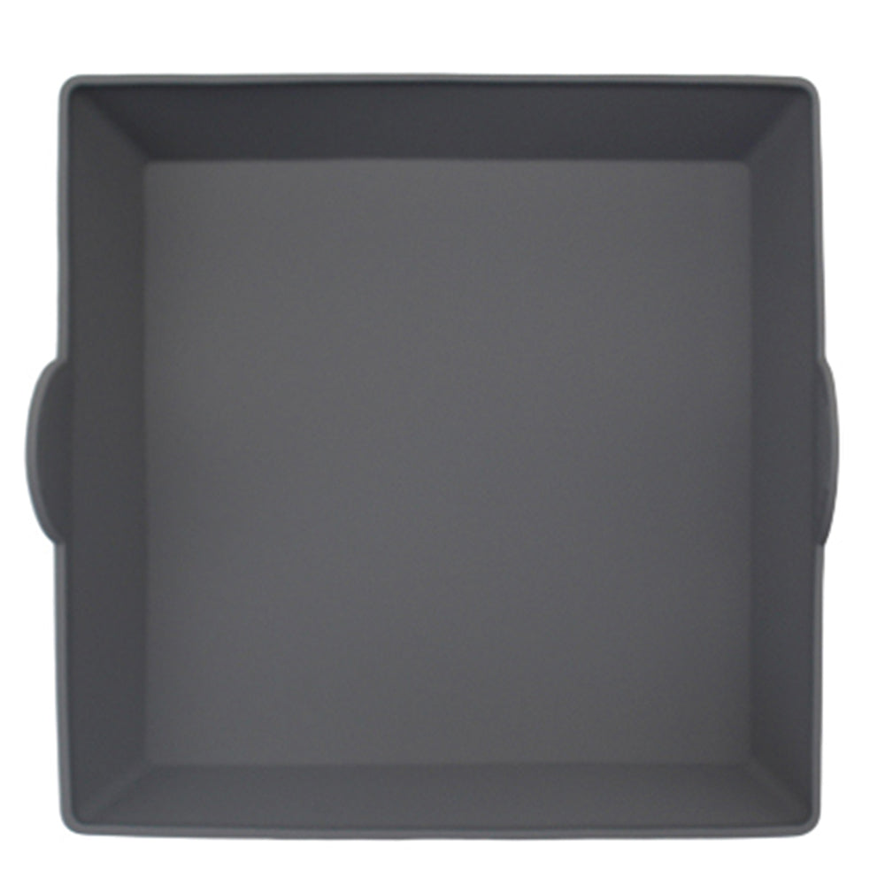 2Pcs Square Nonstick Silicone Sheet Pan Dividers Grey