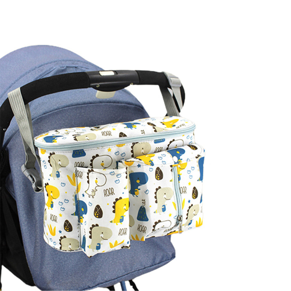 1Pcs Baby Diaper Storage Bag Nappy Bag Suitable for Stroller White