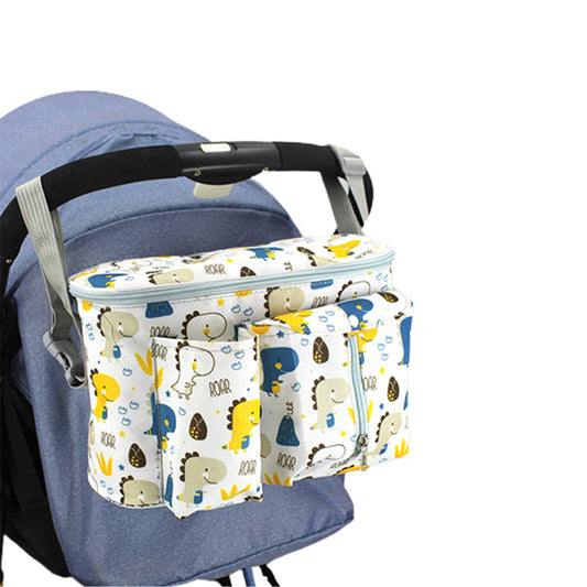 1Pcs Baby Diaper Storage Bag Nappy Bag Suitable for Stroller White