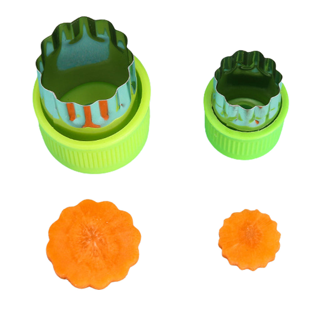 Set of 10Pcs Stainless Steel Cookie Cutters Baking Mould Green