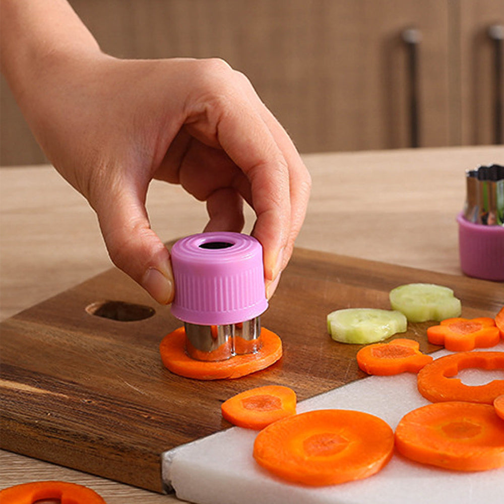 Set of 10Pcs Stainless Steel Cookie Cutters Baking Mould Pink