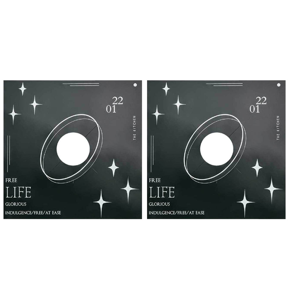 2Pcs 28x28cm Gas Hob Protectors