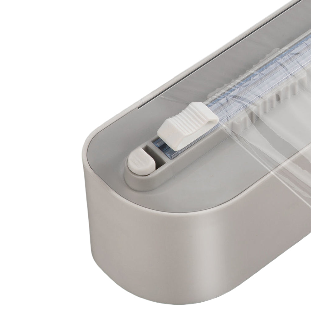 1X Kitchen Cling Film Cutter with Slide Cutter