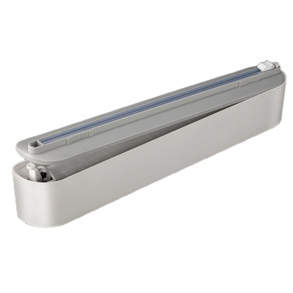 1X Kitchen Cling Film Cutter with Slide Cutter