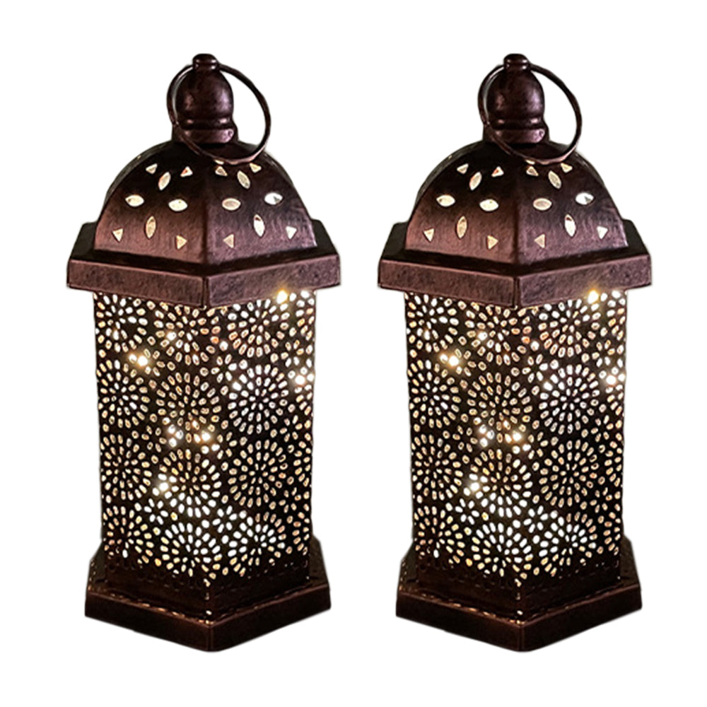 Iron Wrought Hollow Carved Light Tea Light Style 1