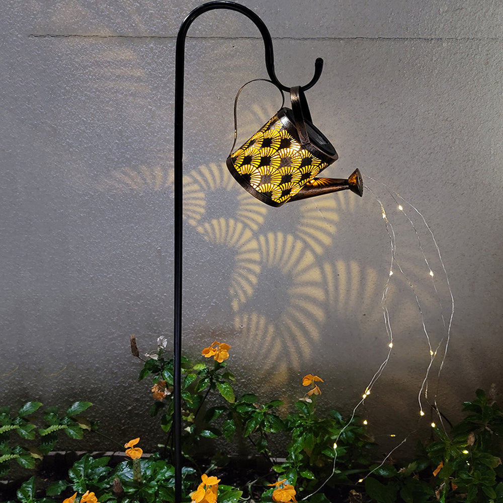 1X Solar Watering Can LED Light