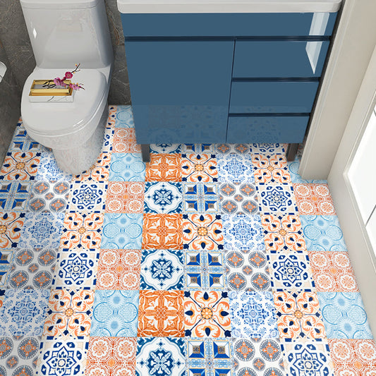 20Pcs PVC 10x10cm Peel and Stick Floor Tiles Style 1