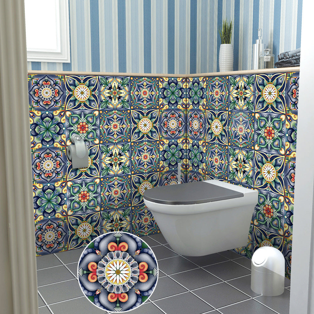 20Pcs PVC 10x10cm Peel and Stick Floor Tiles Style 5