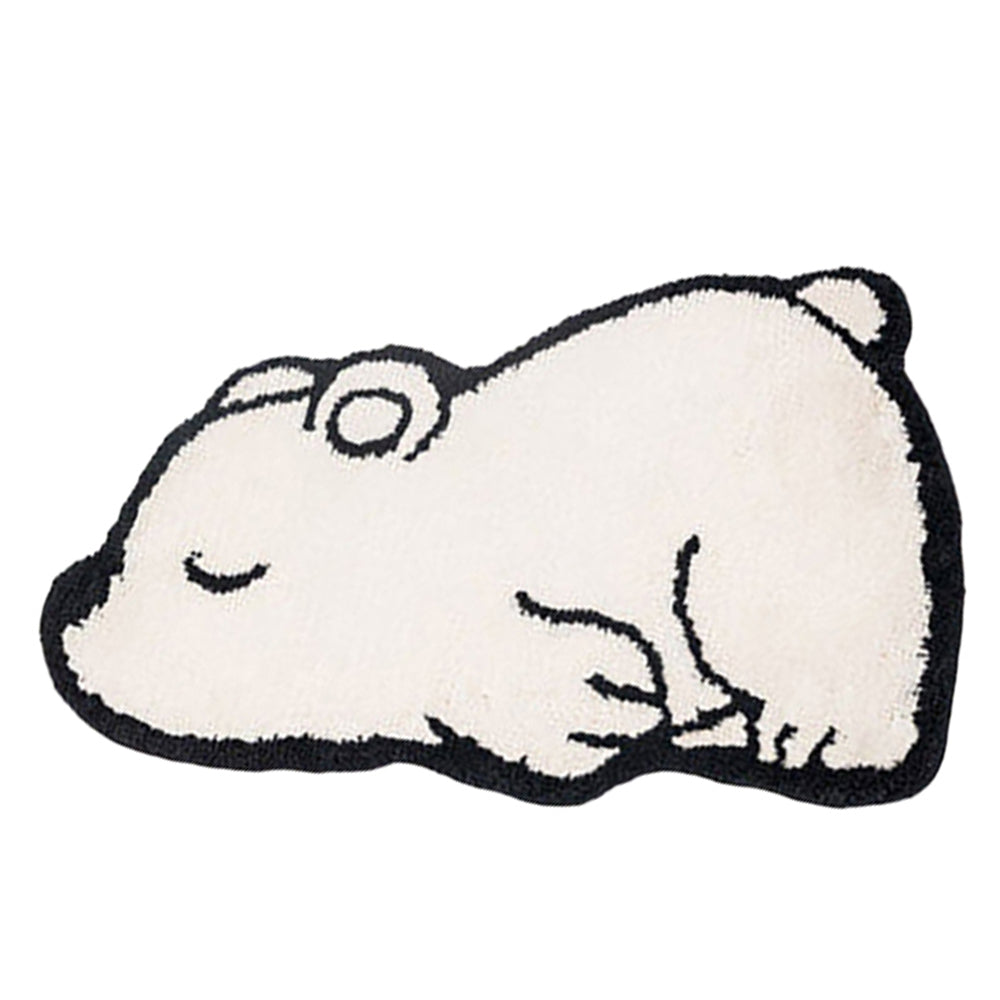 60x40cm Cartoon Bear Pattern Absorbent Carpet Floor Mat
