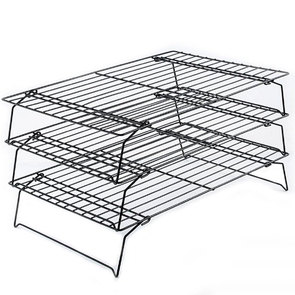 3-Tier Stackable Baking Cooling Racks Cake Rack