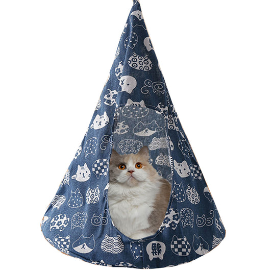 Small Cone Pet Cat Tent Hammock Style 1