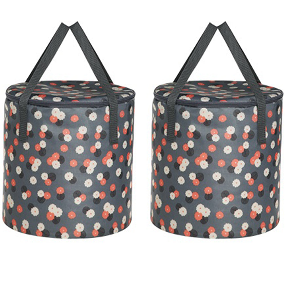 2X Foldable Outdoor Foot Bath Bucket Bag