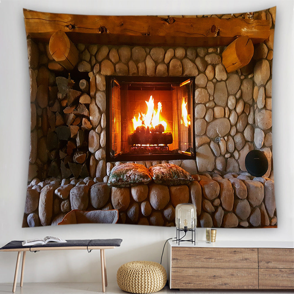 150x130cm Christmas Tapestry Xmas Backdrop Photography Background Style F