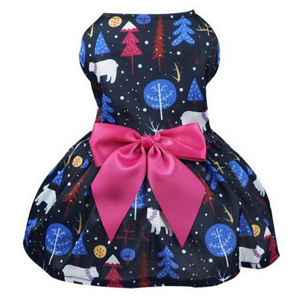 Christmas Theme Pet Vest and Dress Set Style 3 Large Size