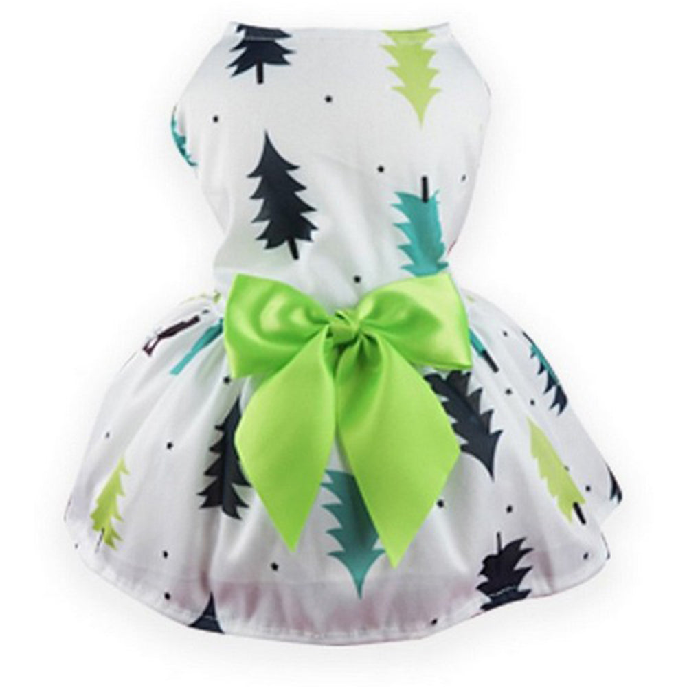 Christmas Theme Pet Vest and Dress Set Style 4 Small Size