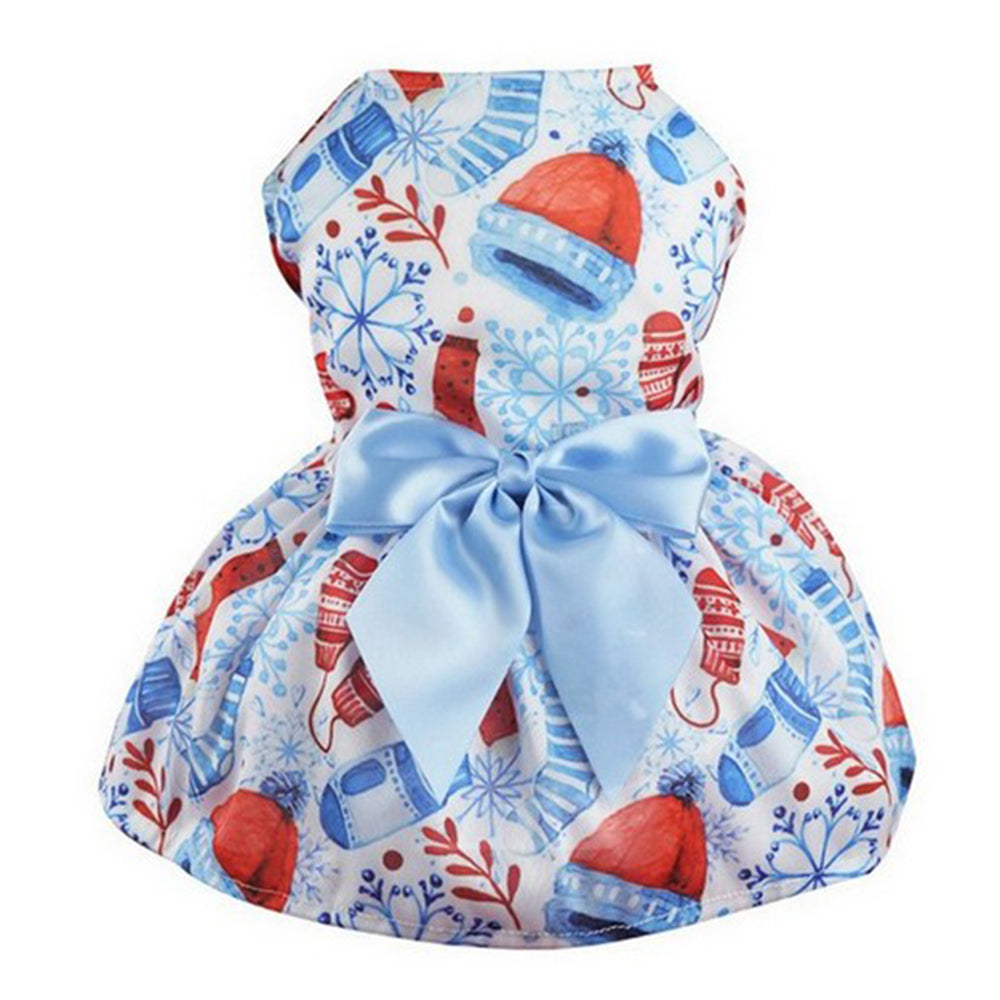 Christmas Theme Pet Vest and Dress Set Style 5 Large Size