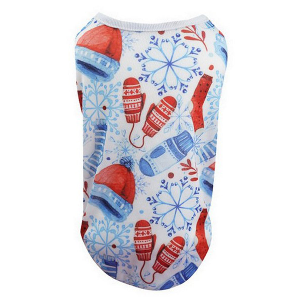 Christmas Theme Pet Vest and Dress Set Style 5 Extra Large Size