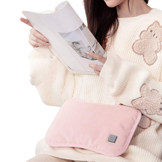 USB Graphene Heating Hand Warmer Pouch Heated Pad Pink