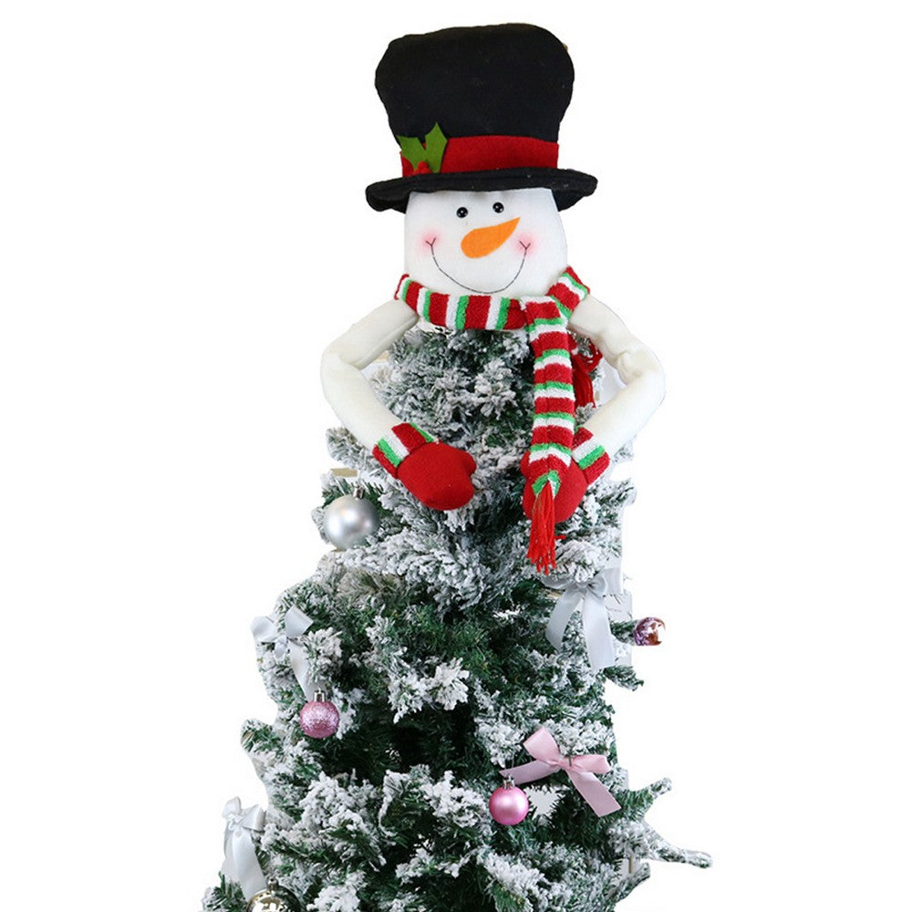 Snowman Christmas Tree Topper Decoration Xmas Holiday Decor