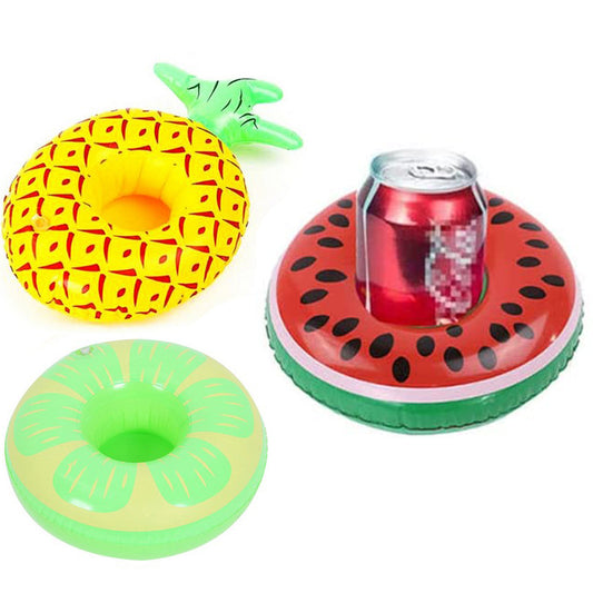 3Pcs Inflatable Floating Drinking Holder Cup Coasters