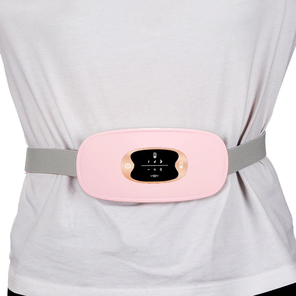 Period Pain Relief Heating Waist Belt Pink