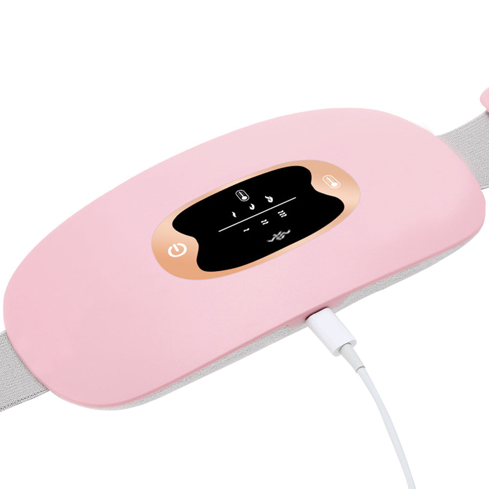 Period Pain Relief Heating Waist Belt Pink