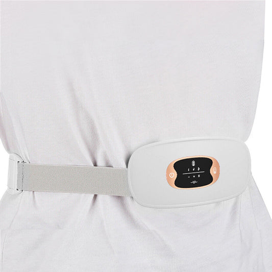 Period Pain Relief Heating Waist Belt White