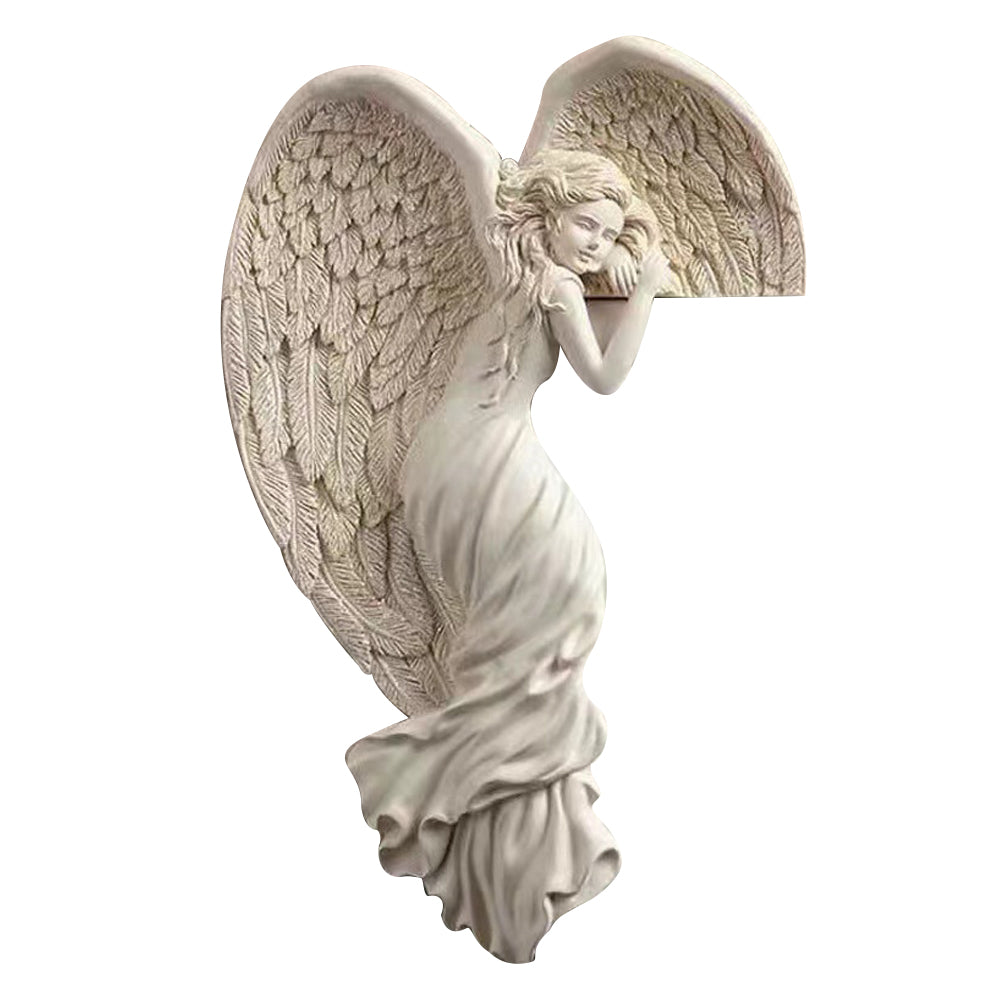 Angel Door Frame Decoration Left Angel Wing Door Frame Corner Angel Statue Sculpture