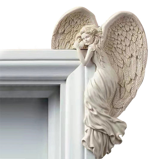 Angel Door Frame Decoration Right Angel Wing Door Frame Corner Angel Statue Sculpture